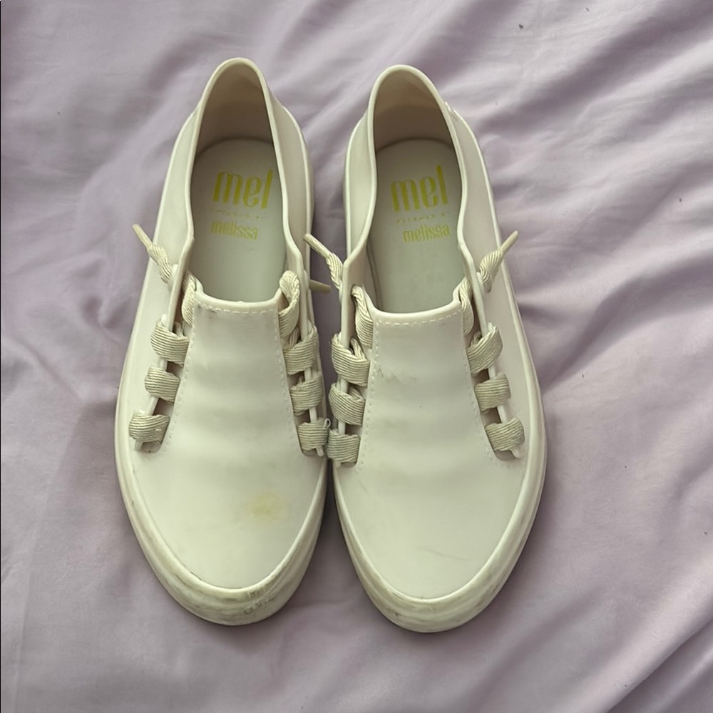 Melissa Cream Slip-On Shoes